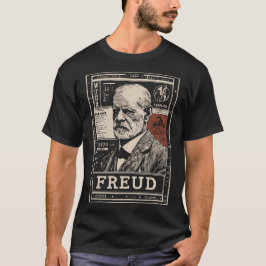 Camiseta Retro Eastern Freud | Retrato Pioneiro de Psicolog