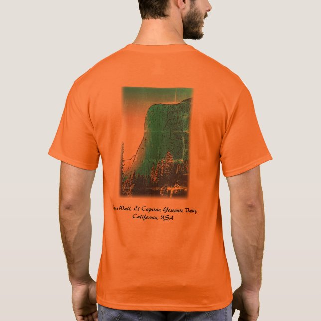 Camiseta Retro El Capitan Yosemite Valley Califórnia (Verso)