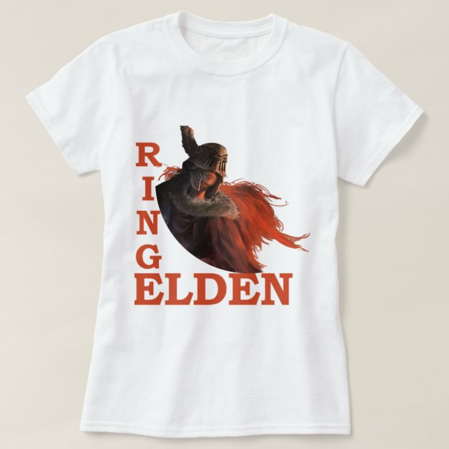 Camiseta Retro Elden Ring Malenia Incrível Para Ventilador  (Frente do Design)