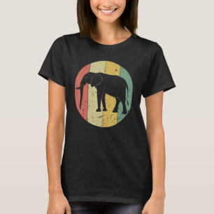 Camiseta Retro Elephant Vintage Elephant Silhouter Animal