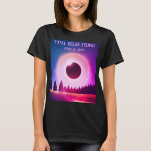 Camiseta Retro Elipse solar Total 8 de abril de 2024 paisag
