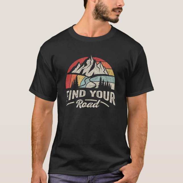 Camiseta Retro Encontre Sua Aventura Rodoviária Chamando Mo (Frente)