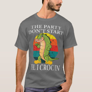 Camiseta Retrô Engraçado A festa não começa até que eu pint