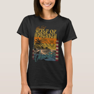 Camiseta Retro Engraçado Minha Primeira Férias Do Golfo Da