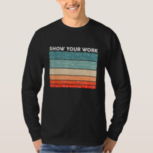 Camiseta Retro Engraçado Mostra Sua Sala De Aula De Profess