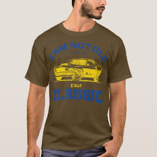 Camiseta Retro Engraçado Não Im Antigo Im Homens Clássicos
