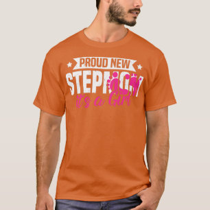 Camiseta Retrô Engraçado Novo Stepman É Um Sexo de Garota R
