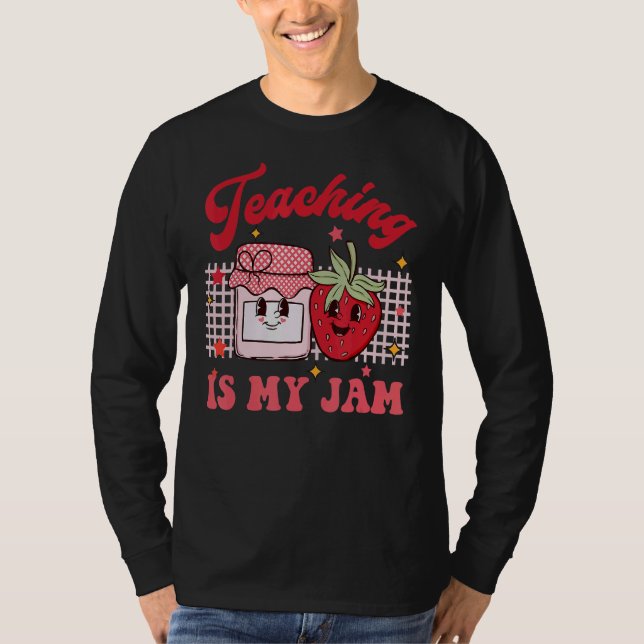 Camiseta Retro Ensino É Minha Professora Jam Vibes Escola M (Frente)
