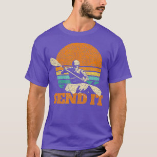 Camiseta Retro Enviar para ele Design de gíria branca de R