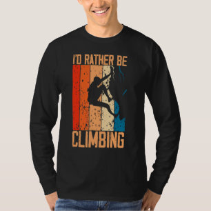 Camiseta Retro Escalando Vintage Bouldering Rock Clime Mou