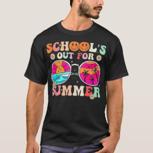 Camiseta Retro Escolas Fora Para Professora De Graduação De