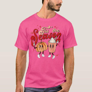 Camiseta Retro Esta É A Época Queda Pumpkin Spice Engraçado