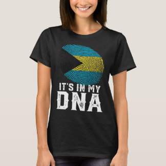 Camiseta Retro Está na minha bandeira das Bahamas de Impres