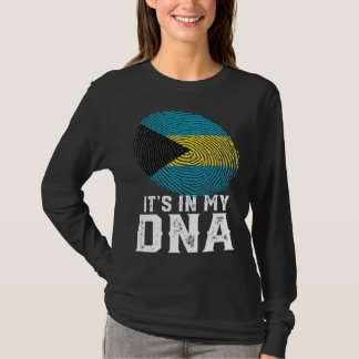 Camiseta Retro Está na minha bandeira das Bahamas de Impres