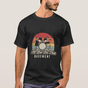 Camiseta Retro, Estarei No Drum Do Drum De Cave Gif