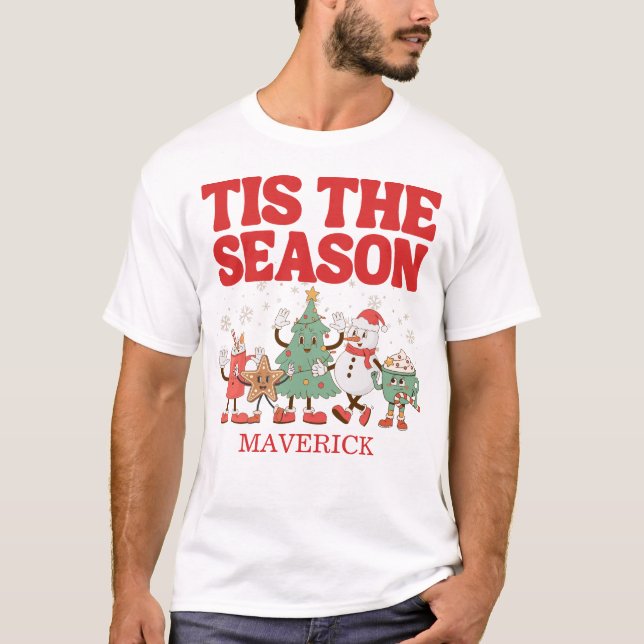Camiseta Retro Este É O Natal Da Época (Frente)