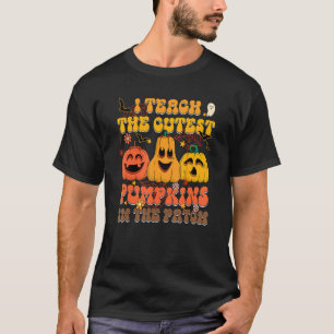 Camiseta Retro Eu Ensino As Pumpkins Mais Perto No Chá Do P