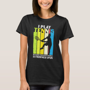 Camiseta Retro Eu Jogo Tênis Esportista Jogador Atleta Tre
