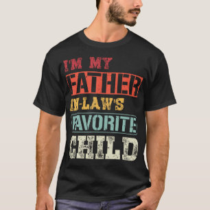 Camiseta Retro Eu Sou O Filho Favorito Do Meu Sogro