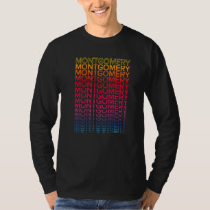 Camiseta Retro Eua Colorful City Nostalgic Montgomery