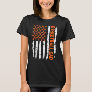 Camiseta Retro EUA Flag Sports Best Pai Nunca Orud Basketba