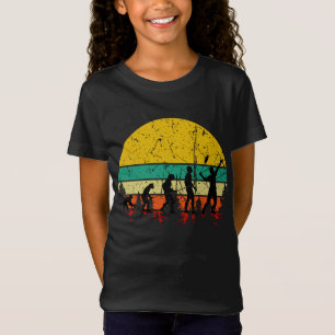 Camiseta Retro Evolução de Badminton