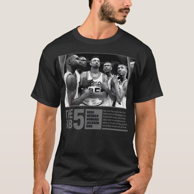 Camiseta Retro Fab 5 Bw (Frente)