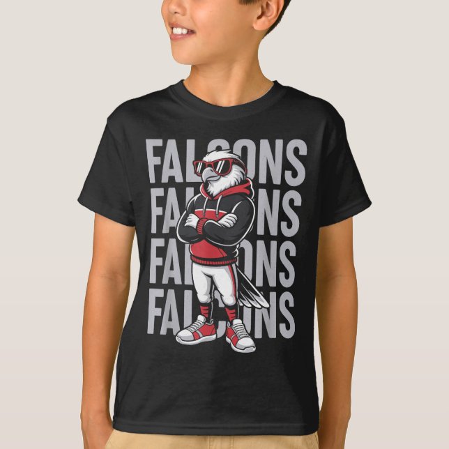 Camiseta Retro Falcon Gift For Men Women Boys Girls Kids  (Frente)