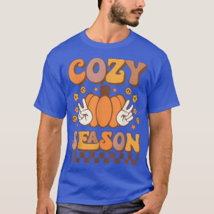 Camiseta Retro Fall Cozy Season Fall Pumpkin Autumn Th