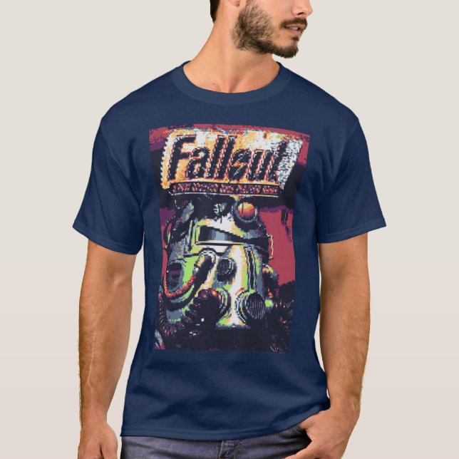 Camiseta Retro Fallout Piel Cover girl (Frente)