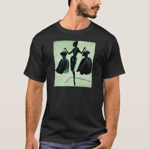 Camiseta Retro Fashionista Silhouette