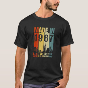 Camiseta Retro Feito Em 1967, 56 Anos De Esforço