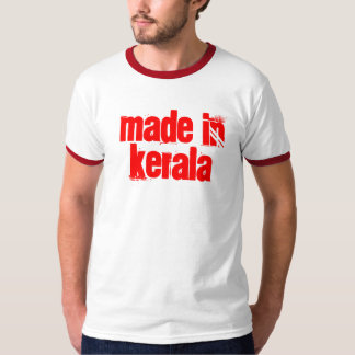 Camiseta Retro feito no t-shirt de Kerala