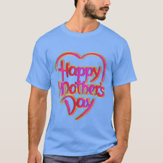 Camiseta retro feliz dia de as mães