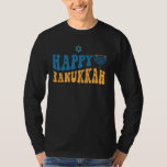Camiseta Retro Feliz Hanukkah Chanukah Homens Judeus<br><div class="desc">Retro Feliz Hanukkah Chanukah Homens Judeus Mulheres</div>