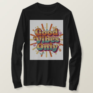 Camiseta Retro Feminina Good Vibes Only