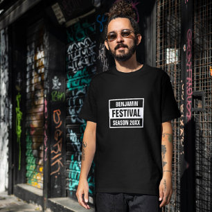 Camiseta retro Festival Season 20XX black