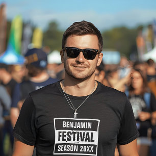 Camiseta retro Festival Season 20XX black