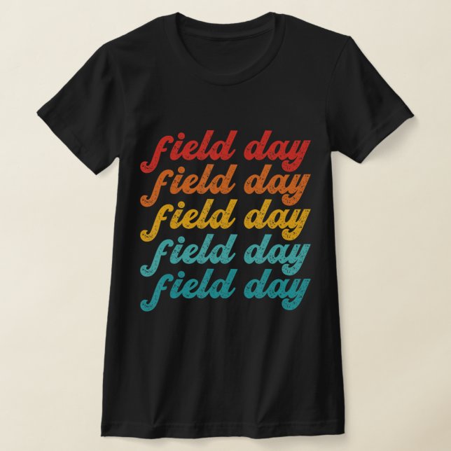 Camiseta Retro Field day yellow field day games professores (Postura )