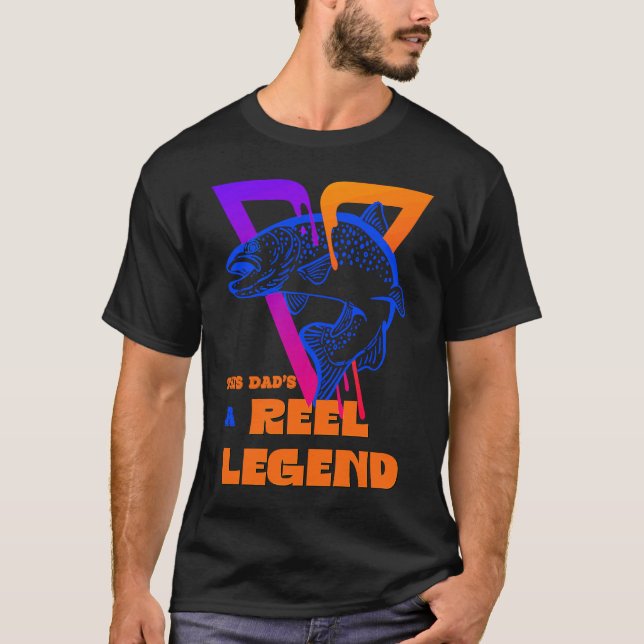 Camiseta Retro Fishing Legend (Frente)