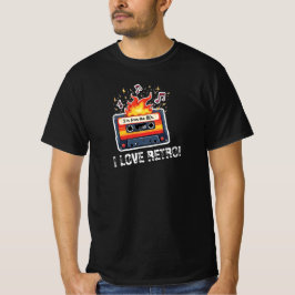 Camiseta Retro Fita Cassete dos Anos 80 – Eu Amo R