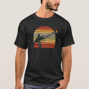 Camiseta Retro Flame Thrower  Flamethrower Hot Burn