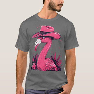 Camiseta Retro Flamingo Oferece Engraçado Flamingo Beach Su