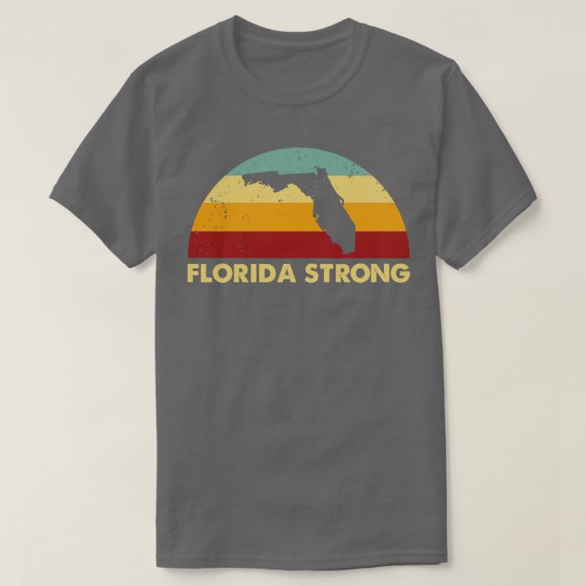 Camiseta Retro Florida Strong (Frente do Design)