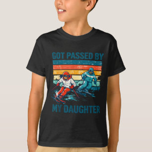 Camiseta Retro Foi Dado Por Minha Filha Piadas De Esqui Amo