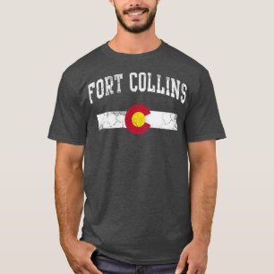 Camiseta Retro Fort Collins Colorado Home Love Family