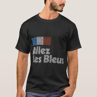 Camiseta Retro França Soccer Shirt 2018 French Flag ALLEZ L