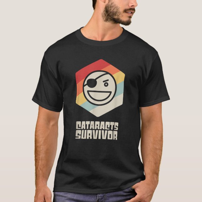 Camiseta Retro Funny Recovery Presente Cirurgia Catarata (Frente)