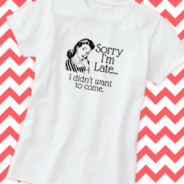 Camiseta Retro Funny Sendo T-Shirt Atrasado