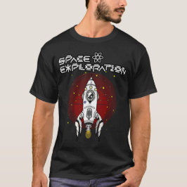 Camiseta Retro Futurismo Exploração Espacial